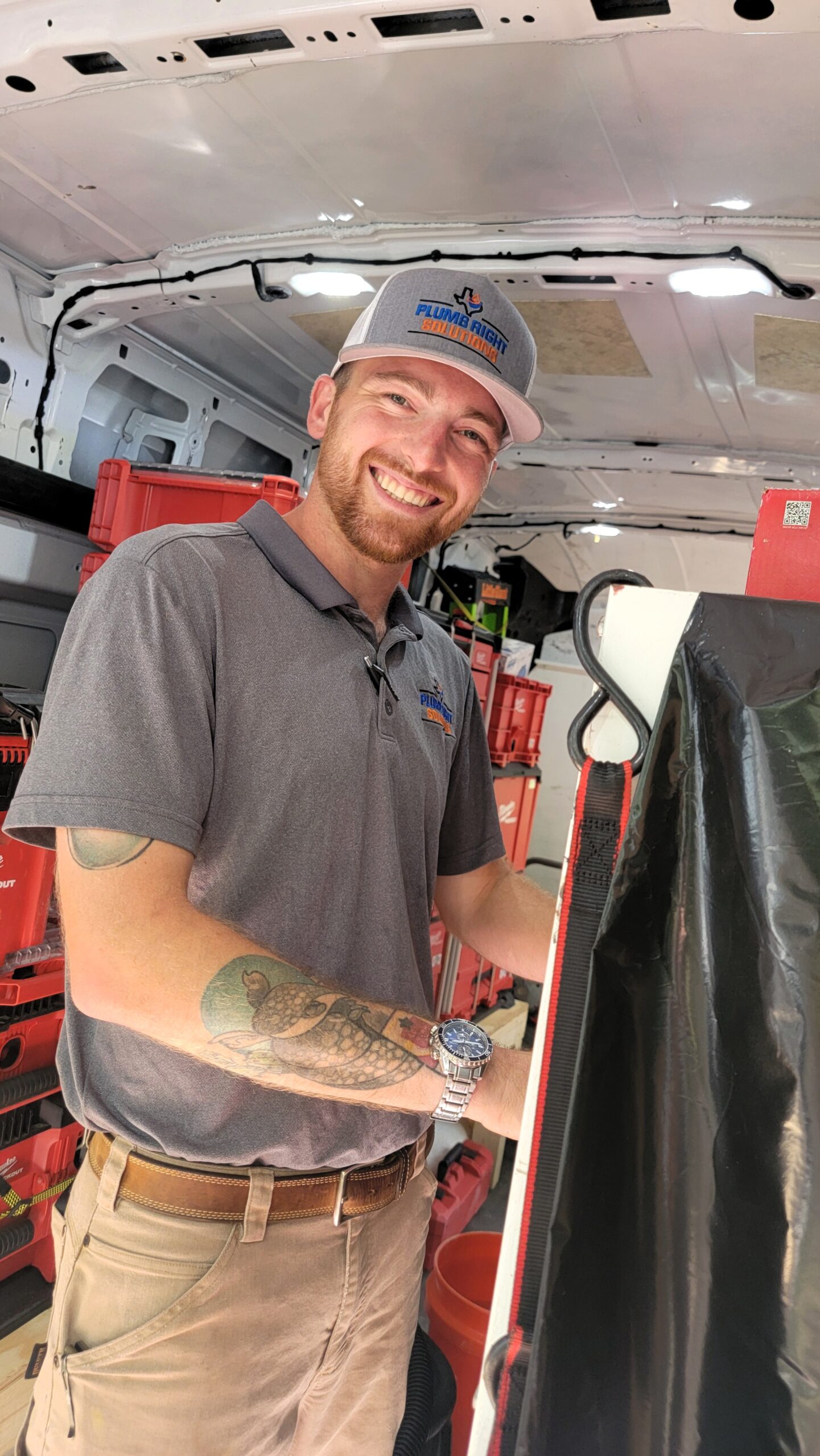 PRS Master Plumber Master plumber preparing for a job